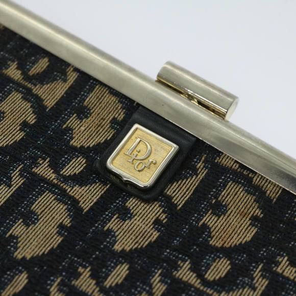 Christian Dior Trotter Canvas Clutch Bag Navy Auth 69251 - Picture 8 of 16